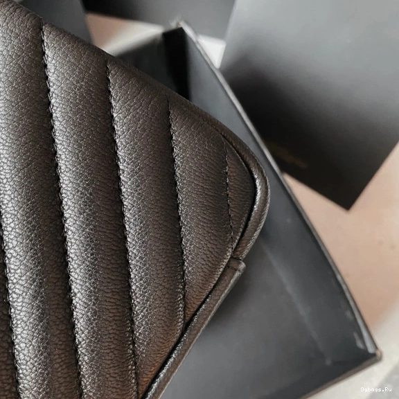 shoulder bag-24*17*6.5cm Medium YSL leather 0814